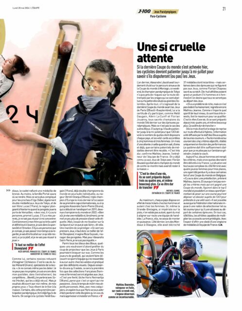 La dernière ligne droite débute 👊
©️L'équipe

#Paris2024 #Paralympics